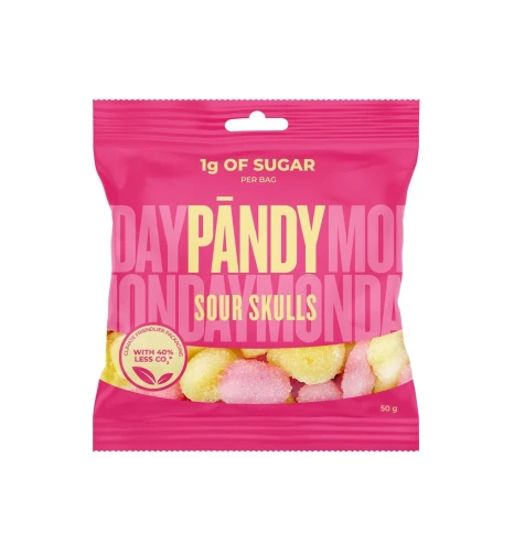 PANDY ŻELKI Sour Skulls, 50 g.webp